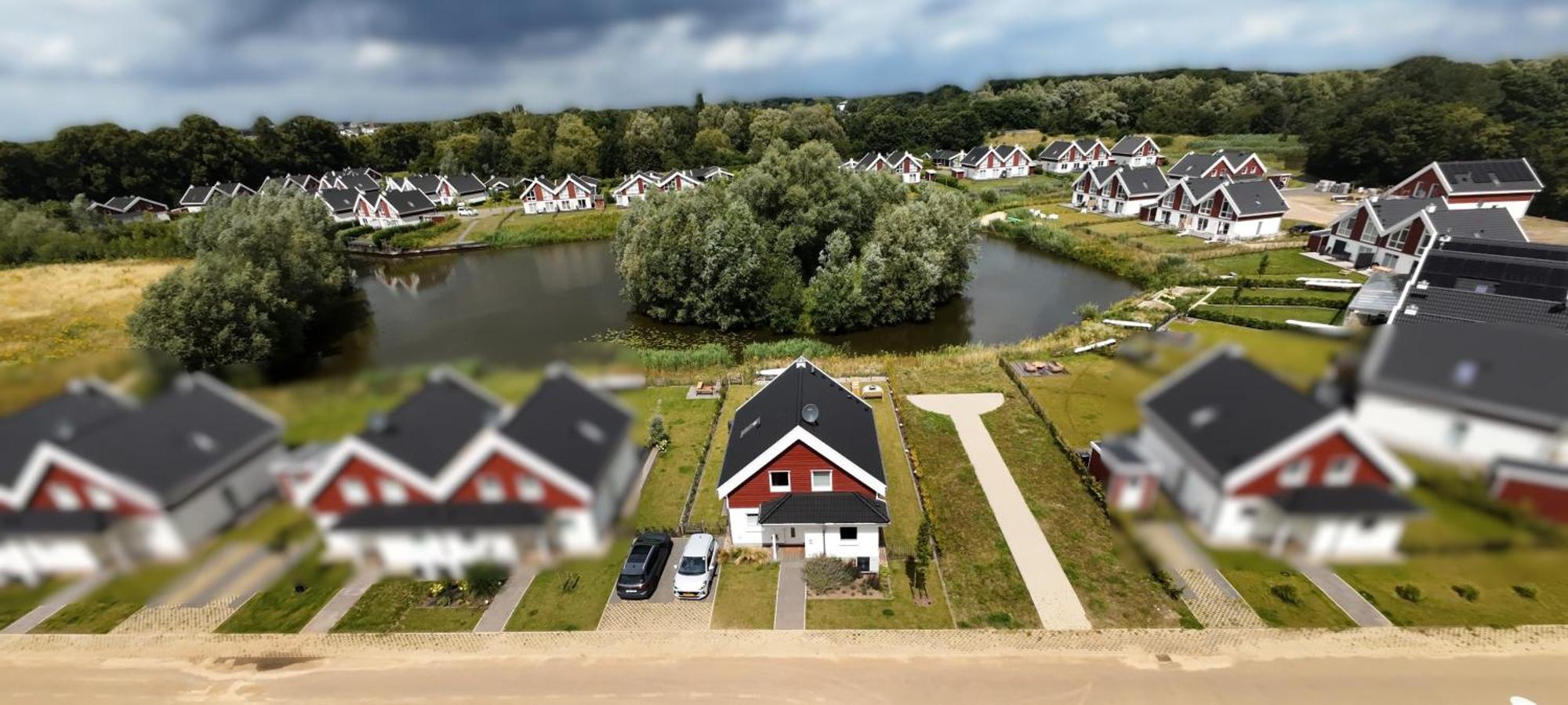 Malerisch Am See Mit Kamin, Sauna & Whirlpool Nordhorn Exterior foto